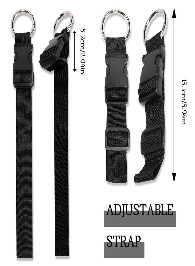 Gabrella 4 Pcs Travel Suitcase Strap, Luggage Nylon Straps Suitcase Belts to Attach Suitcase Bum Bag Extender Strap, Adjustable Strap for Bags - Image 2